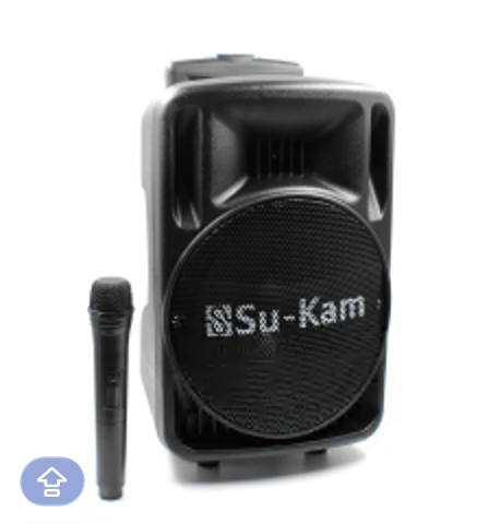 Przenośny Głośnik Su-Kam z Mikrofonem - Karaoke i Bluetooth BT-100D