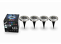 Lampy Solarne LED SL-600 Ciepła Biel 8 LED Zestaw 4 szt