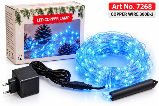 Girlanda LED na Druciku Miedzianym 3 M Biała – art. 7268
