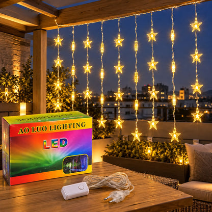 Kurtyna Świetlna LED 3 M 2 M 3 M×2 M Biała – art. 8211
