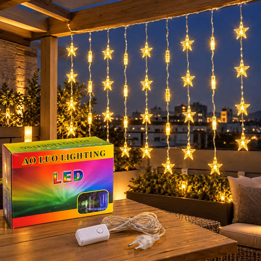 Kurtyna Świetlna LED 3 M 2 M 3 M×2 M Biała – art. 8211