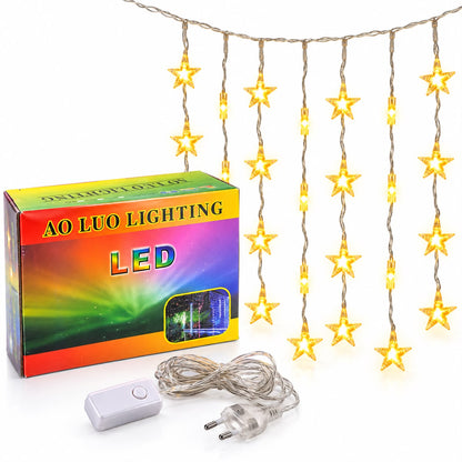 Kurtyna Świetlna LED 3 M 2 M 3 M×2 M Biała – art. 8211