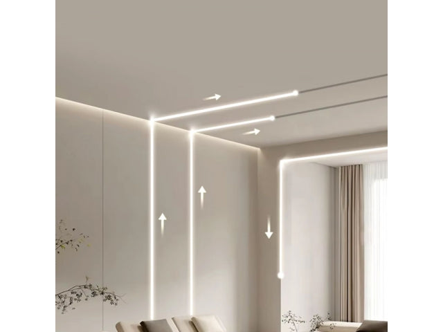 Bezprzewodowy Kontroler LED z Panelem Ściennym - Jasność, Tryby, Prędkość