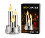 CANDLE TRIPLESILVER(120) – art. 10613 – SKU 10613