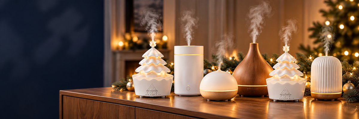 Domotec diffuser category banner with expanded product display