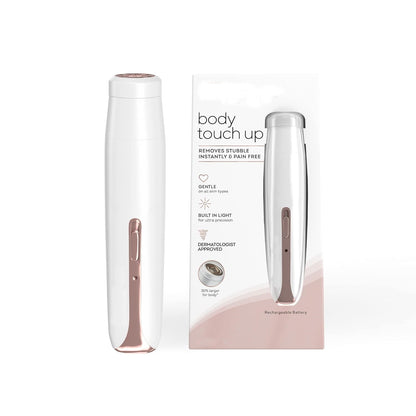 FLAWLESS BODY TOUCH UP BEZBOLESNY DEPILATOR DO CIAŁA Z WBUDOWANYM ŚWIATŁEM I ŁADOWANIEM USB