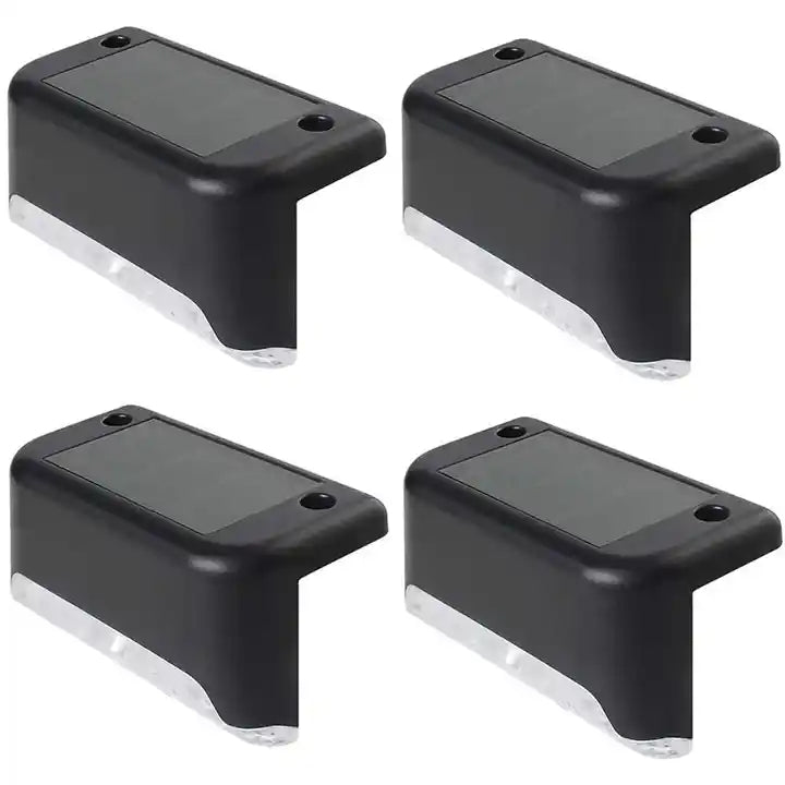 Solarne Lampy Schodowe LED - 4 sztuki