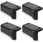 Solarne Lampy Schodowe LED - 4 sztuki
