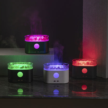 Nawilżacz Powietrza z Solą Himalajską i Lampką Nocną Himalayan Salt Lamp Humidifier & Aroma Diffuser