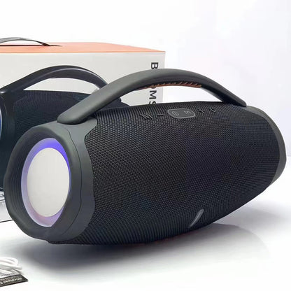 Przenośny Głośnik Bluetooth z Mocnym Basem i Dynamicznym Podświetleniem LED