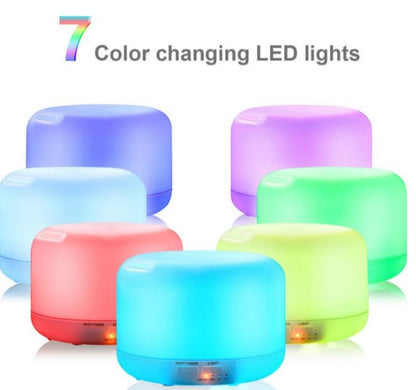 Nawilżacz Powietrza Ultradźwiękowy LED – 7-Kolorowe Podświetlenie