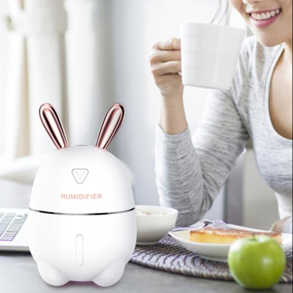 Nawilżacz Powietrza USB Królik z Podświetleniem LED