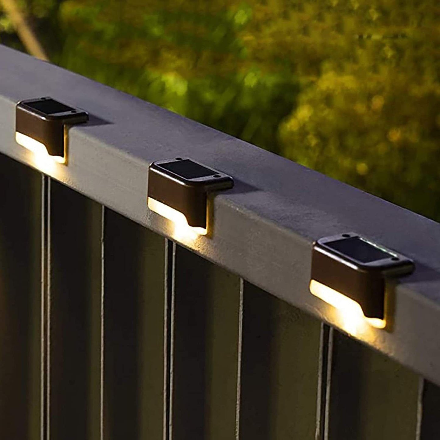 Solarne Lampy Schodowe LED - 4 sztuki