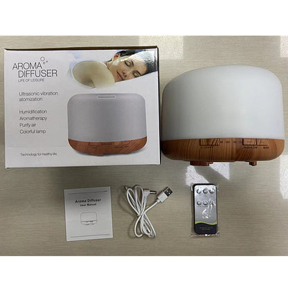 Nawilżacz Powietrza Ultradźwiękowy LED – 7-Kolorowe Podświetlenie