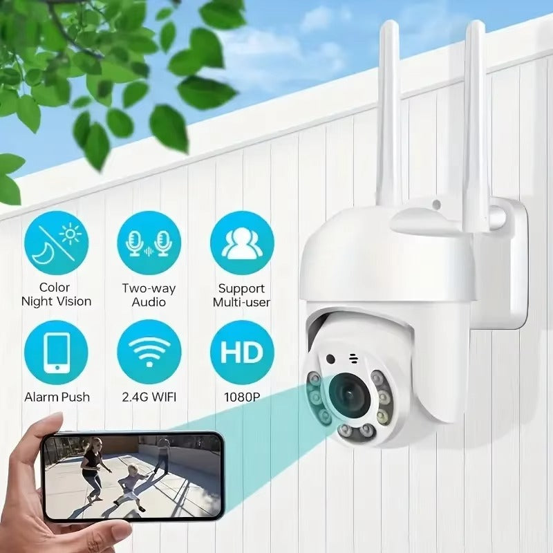 Inteligentna Kamera Zewnętrzna WiFi PTZ z Noktowizją