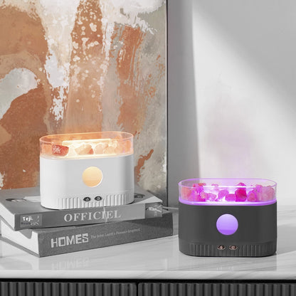 Nawilżacz Powietrza z Solą Himalajską i Lampką Nocną Himalayan Salt Lamp Humidifier & Aroma Diffuser