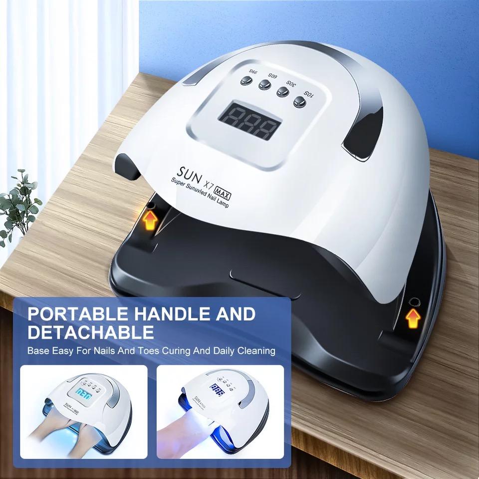 Lampa UV/LED Do Paznokci 220W Mocna x7 Max Timer