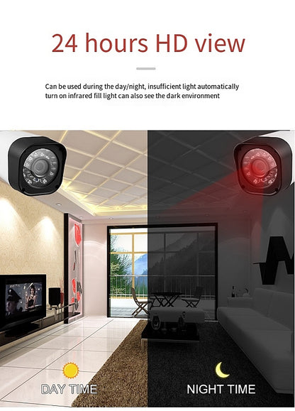 ZESTAW DO MONITORINGU DOMU – 4-KANA?OWY DVR + KAME