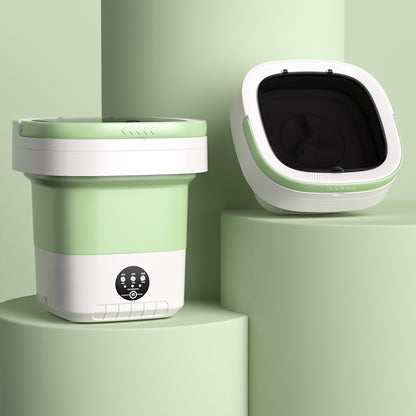 Składana Mini Pralka Turystyczna z Funkcją Wirowania