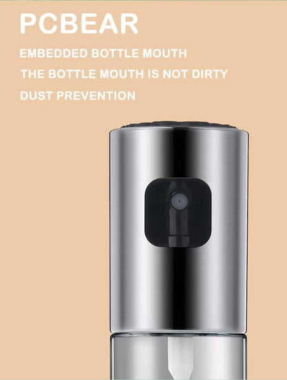 SZKLANA BUTELKA Z ROZPYLACZEM DO OLEJU – NARZĘDZIE KUCHENNE DO PRZYPRAW, BEZWYLAWOWY ROZPYLACZ DO GRILLA I BBQ