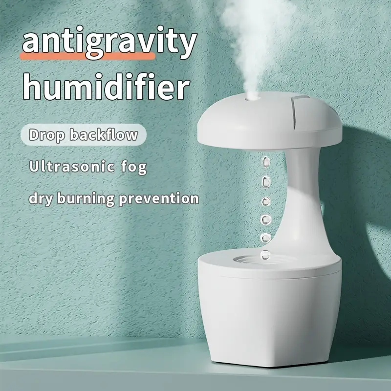 Nawilżacz Powietrza z Efektem Latających Kropli – Designerski 3D Humidifier