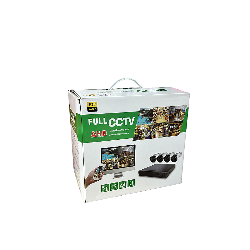 ZESTAW DO MONITORINGU DOMU – 4-KANA?OWY DVR + KAME