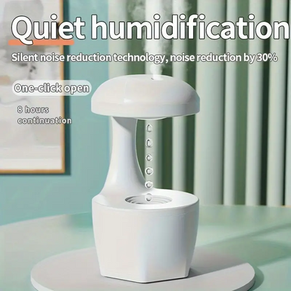 Nawilżacz Powietrza z Efektem Latających Kropli – Designerski 3D Humidifier