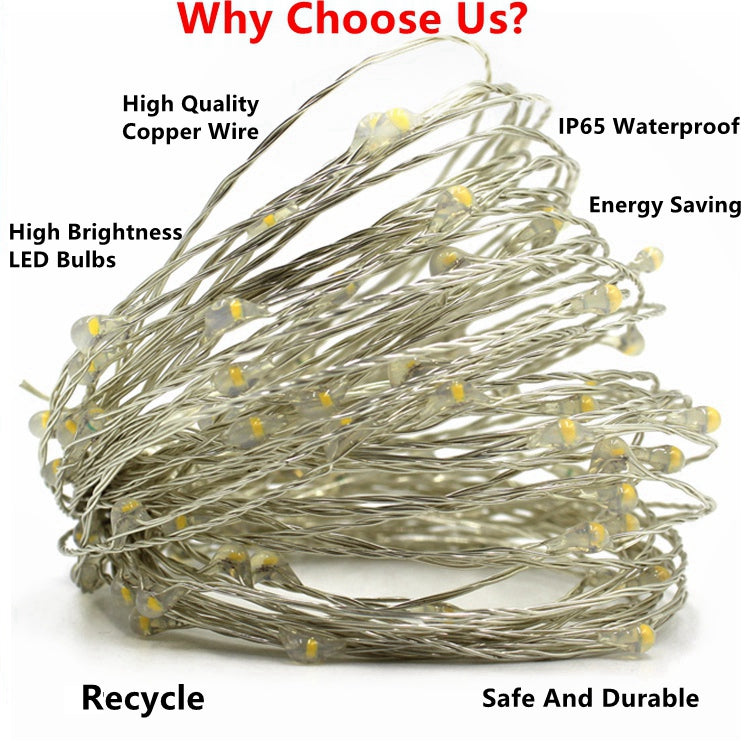 SOLARNA GIRLANDA ŚWIĄTECZNA LED 100 – DEKORACJA NA BOŻE NARODZENIE