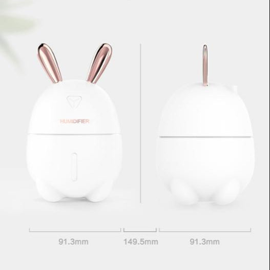 Nawilżacz Powietrza USB Królik z Podświetleniem LED