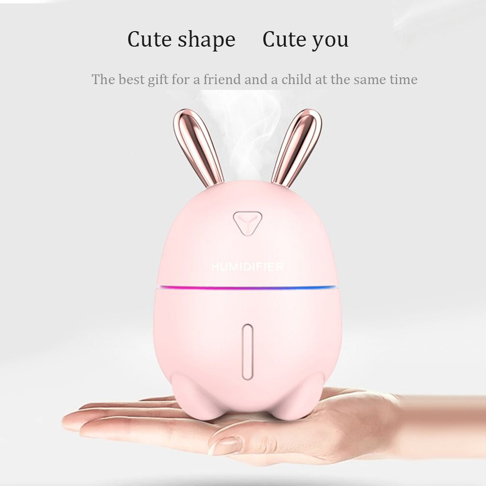Nawilżacz Powietrza USB Królik z Podświetleniem LED