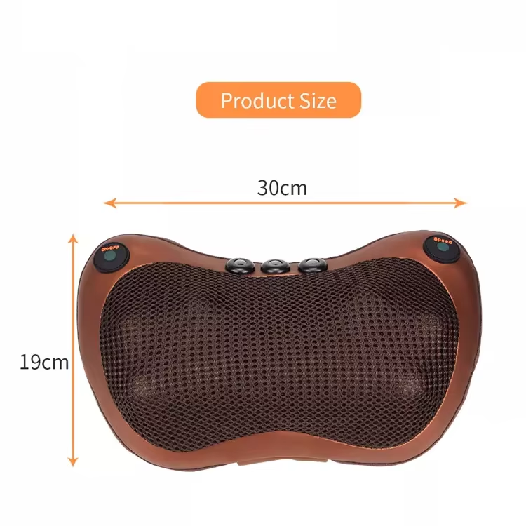 Bezprzewodowa Poduszka Masująca Shiatsu z Grzaniem - Relaks