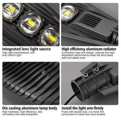 Lampa Uliczna LED Zewnętrzna IP65 Wodoodporna - Energooszczędna