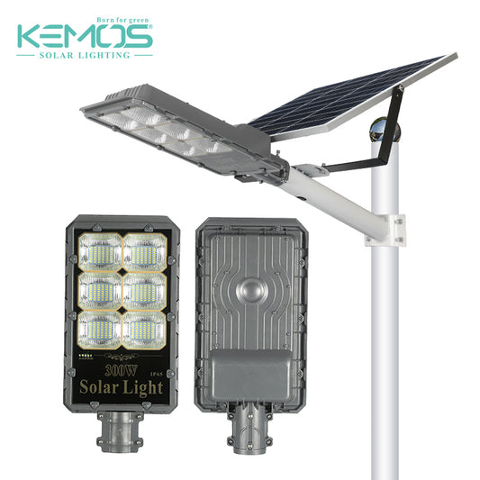 Lampa Uliczna Solarna LED 300W IP65 - Oświetlenie Energooszczędne