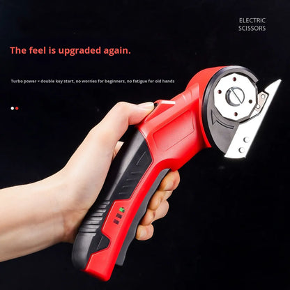 Akumulatorowe Nożyce Obrotowe do Tkanin i Skóry