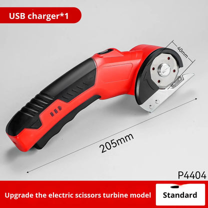 Akumulatorowe Nożyce Obrotowe do Tkanin i Skóry
