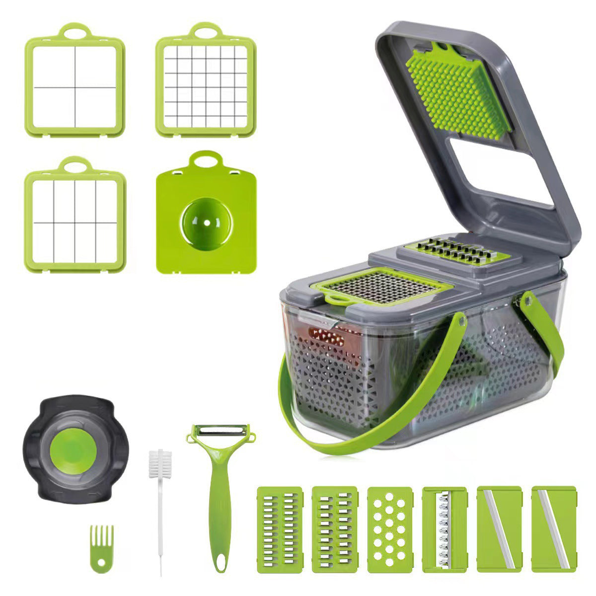 Wielofunkcyjna Krajalnica do Warzyw z Koszem Odpływowym