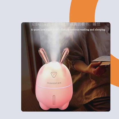 Nawilżacz Powietrza USB Królik z Podświetleniem LED