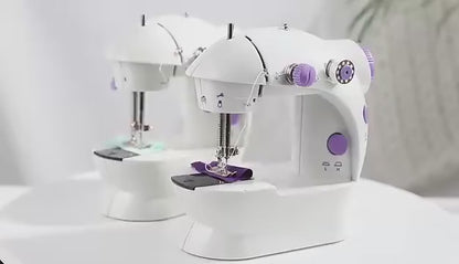Mini Maszyna Do Szycia 2-Biegowa Przenośna Elektryczna Z Lampką