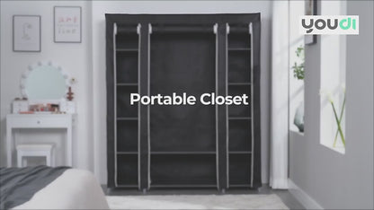 QIDA Modułowa Szafa DIY Otwarty System Przechowywania Ubrań