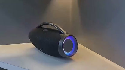 Przenośny Głośnik Bluetooth z Mocnym Basem i Dynamicznym Podświetleniem LED