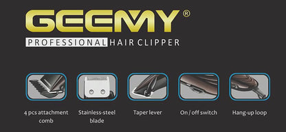 GEEMY GM813 Profesjonalna Bezprzewodowa Maszynka do Włosów