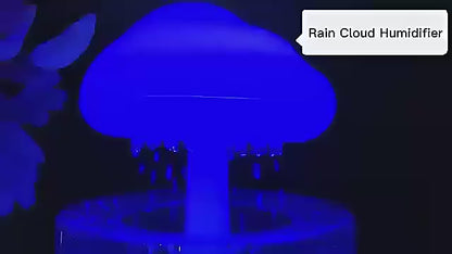 Nawilżacz Powietrza Chmurka z Efektem Deszczu i Nastrojowym Oświetleniem LED