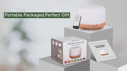 Nawilżacz Powietrza Ultradźwiękowy LED – 7-Kolorowe Podświetlenie