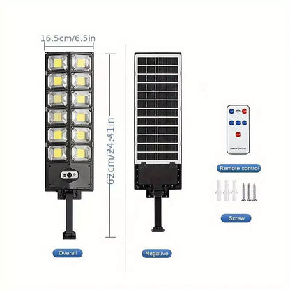 LAMPA SOLARNA ULICZNA OGRODOWA LATARNIA 2000W 4500