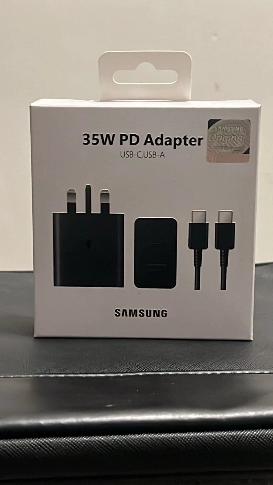 Ładowarka Samsung 35W Super Fast PD USB-C/A UK - Szybkie Ładowanie